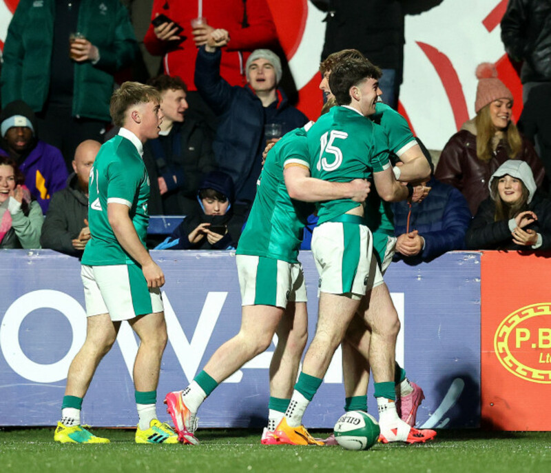 Ireland U20s tee up Triple Crown shot with exciting win over Wales