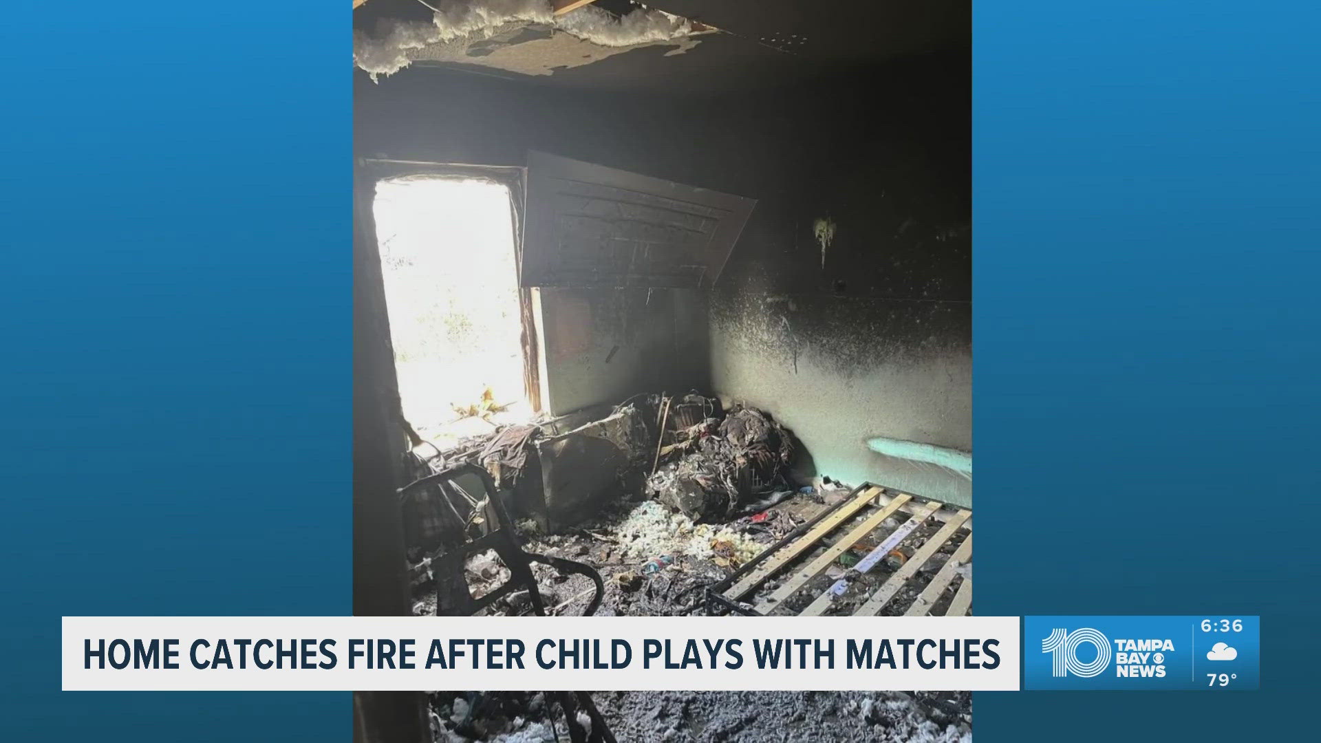 Child playing with matches starts house fire in Hernando County, HCFR says