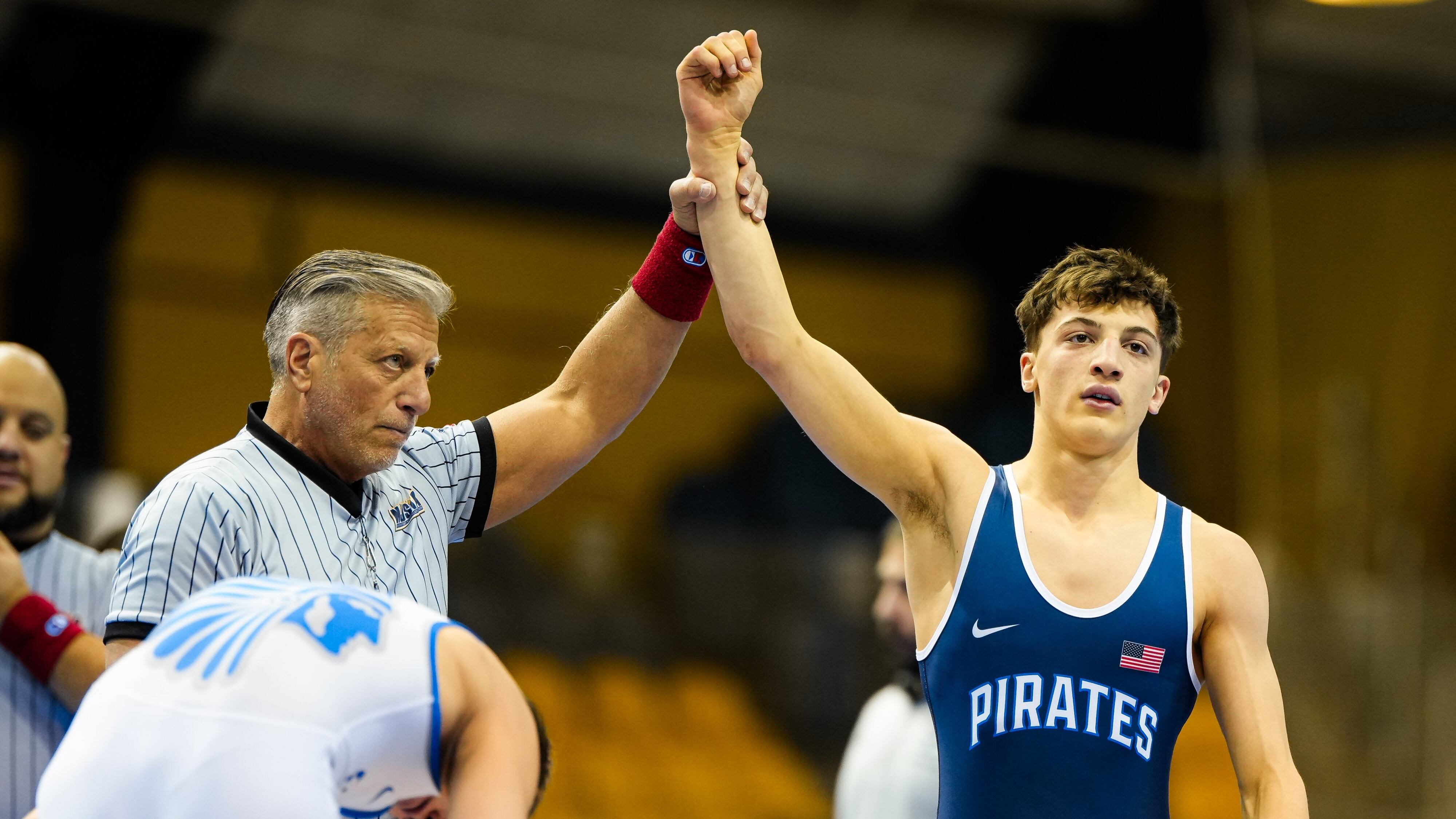 Attacking the attacker, third-seeded wrestler pulls plug on opponent’s ...