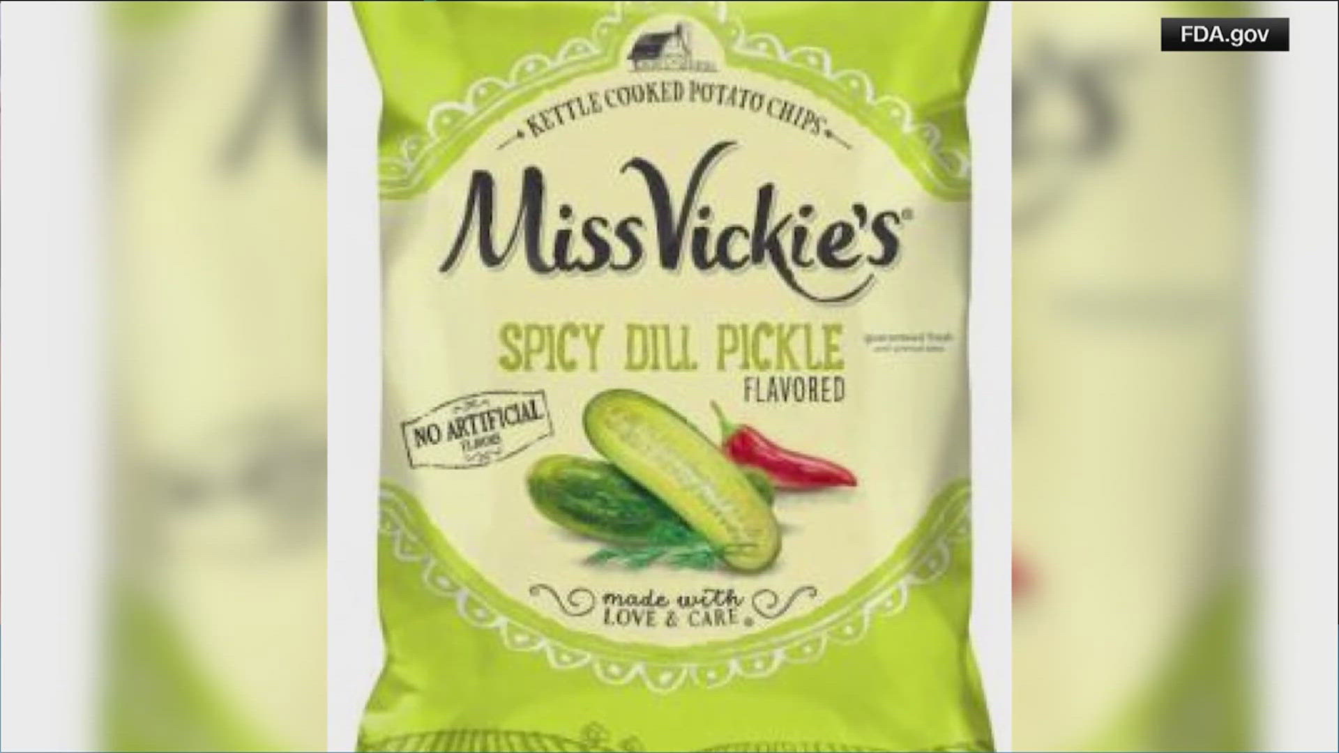 Frito-Lay recalls Miss Vickie's spicy dill pickle chips