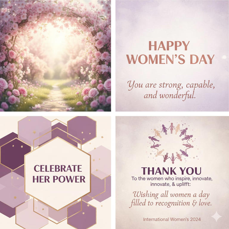 International Women's Day 2026: Here are 20+ WhatsApp, Facebook wishes ...