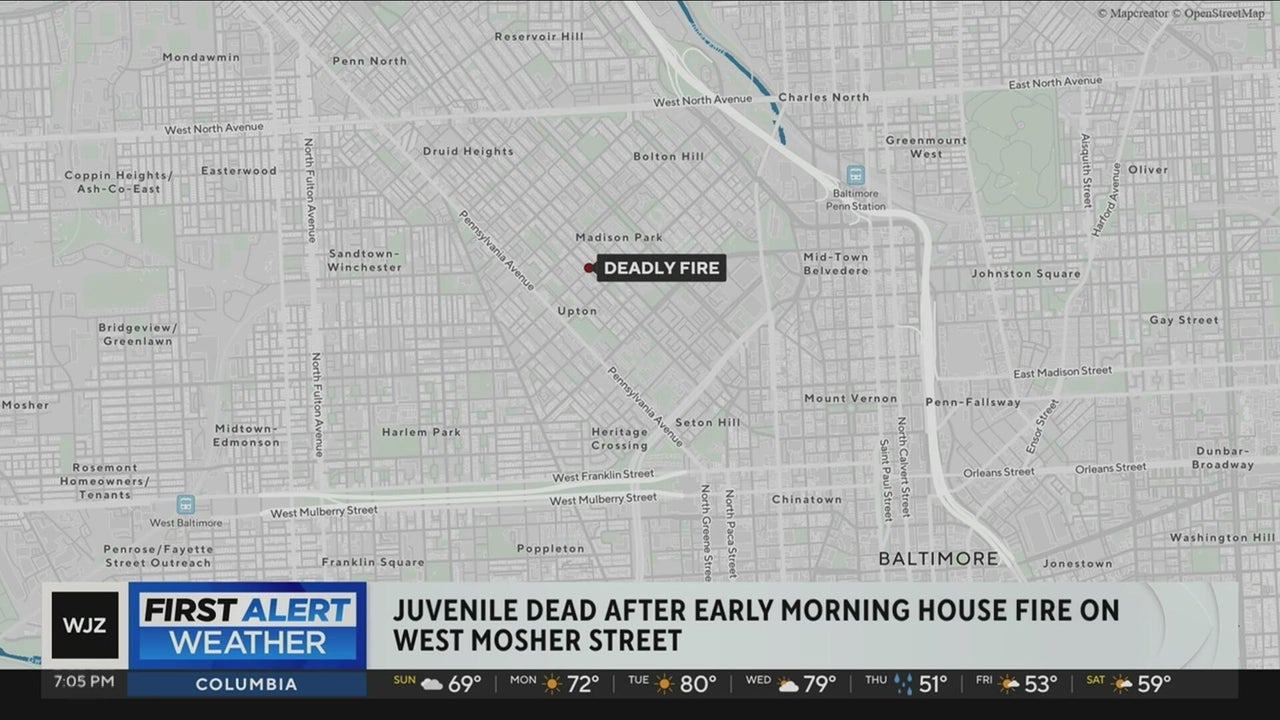 Minor killed in West Baltimore fire, Baltimore City's 2nd fire death of ...