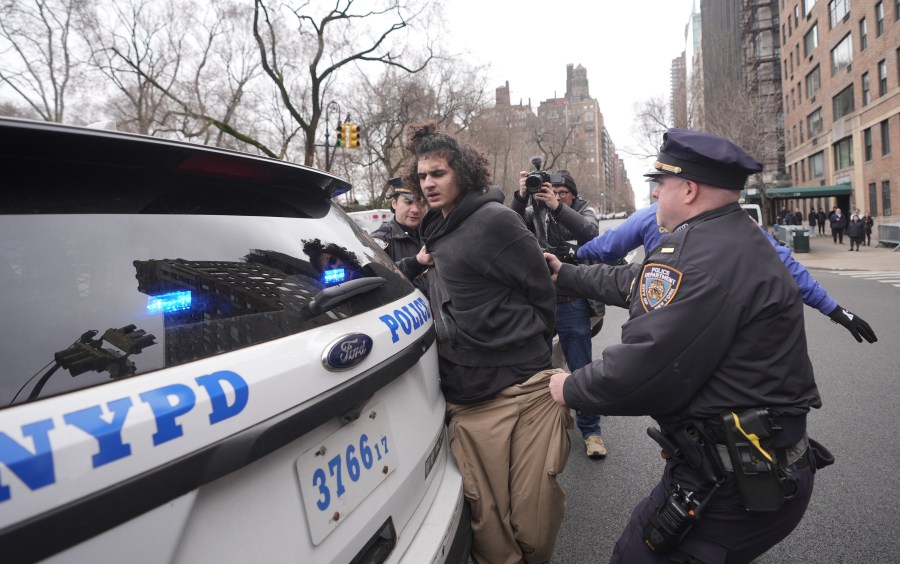 Three suspects identified after devices thrown at protest near Gracie Mansion<br><br>