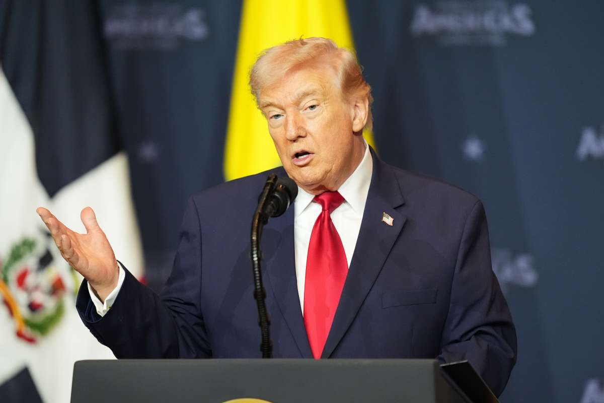 Trump says 'Cuba's at the end of the line' at Shield of the Americas summit