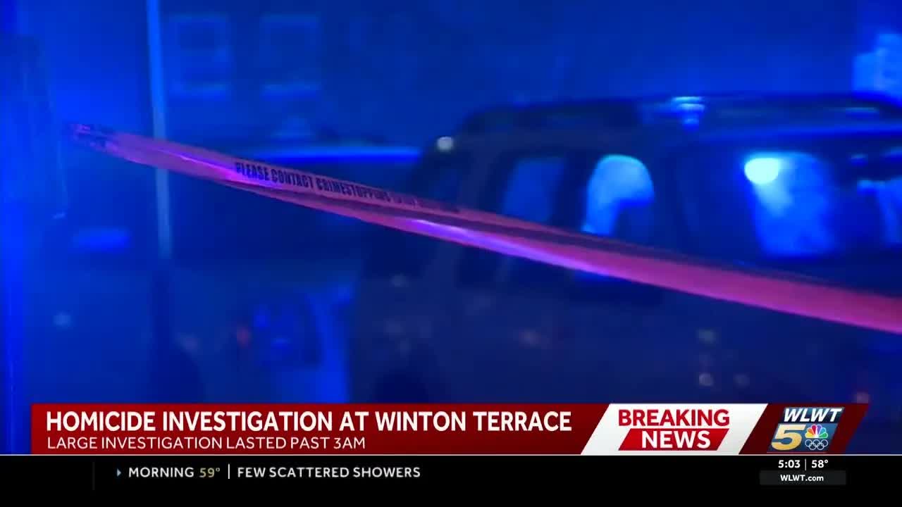 Homicide investigation underway at Winton Hills apartment complex