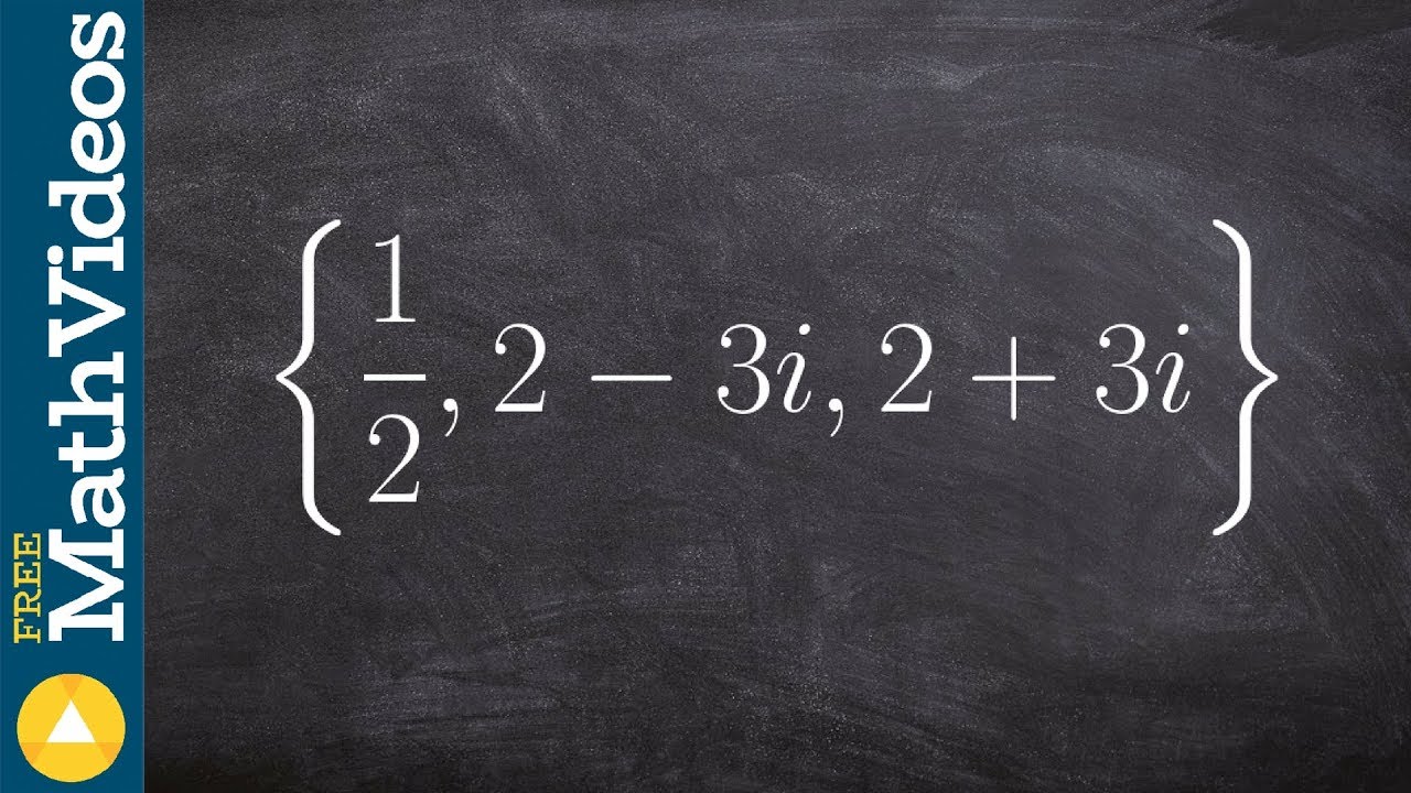 Learn how to write complex zeros into the equation of a polynomial function