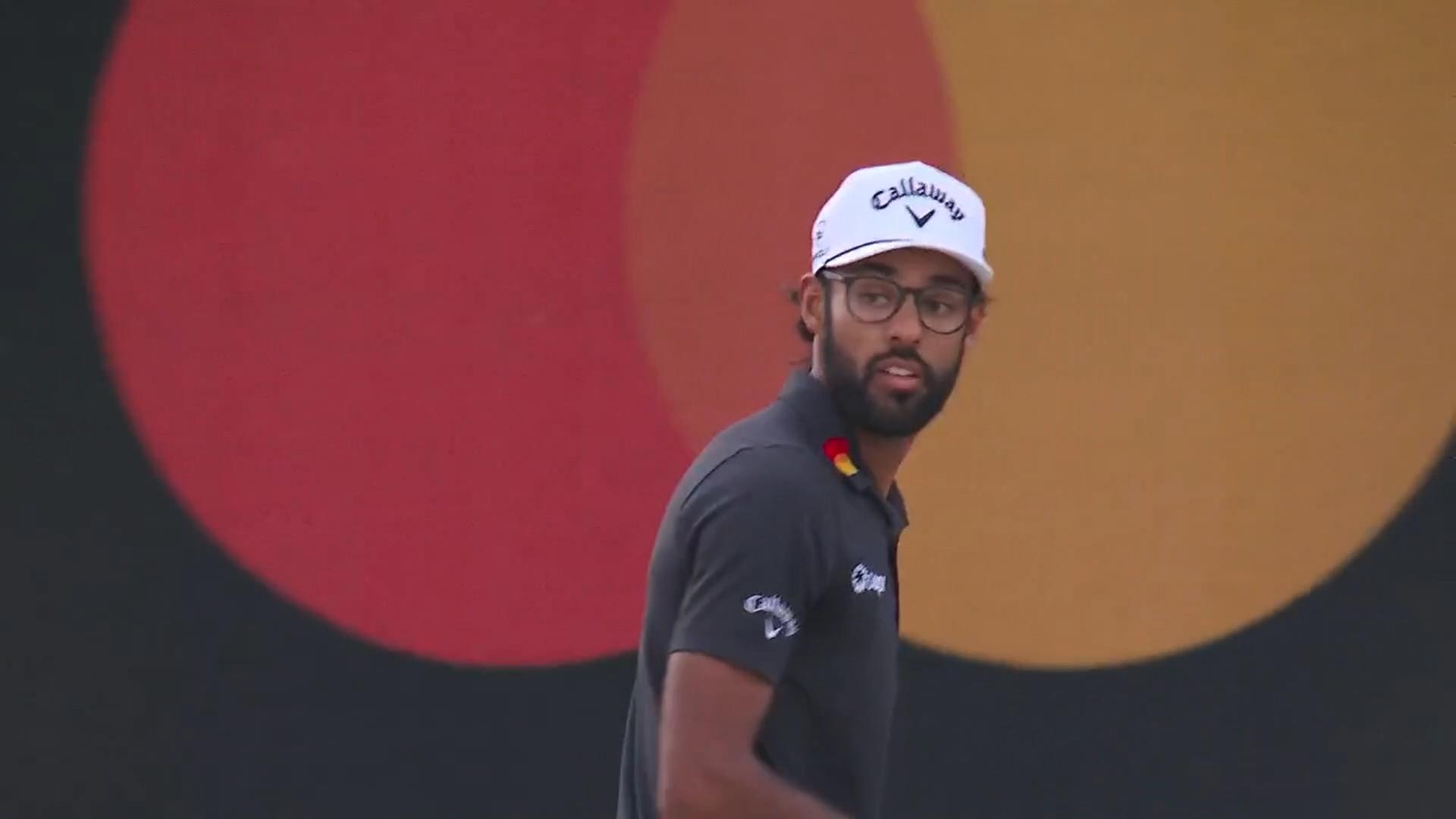 Bhatia two shots off the lead as third round is suspended due to weather