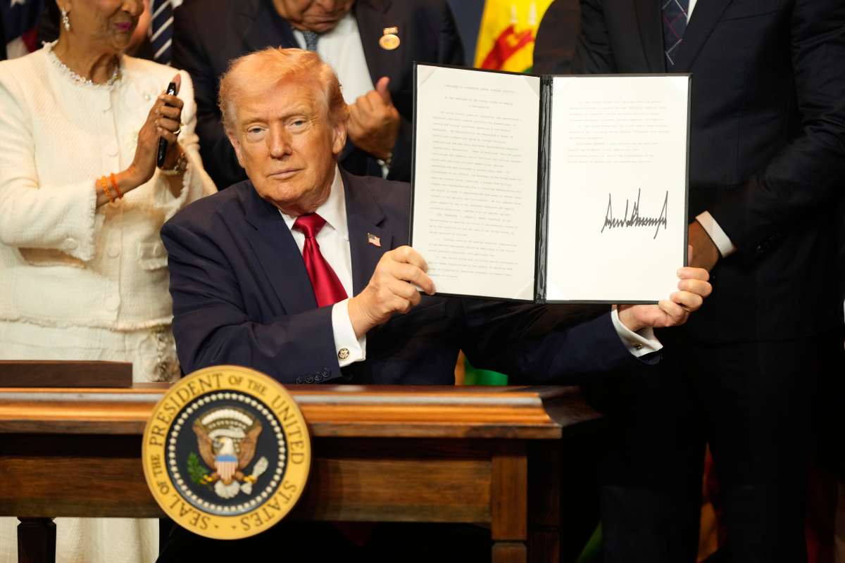 Trump says 'Cuba's at the end of the line' at Shield of the Americas summit