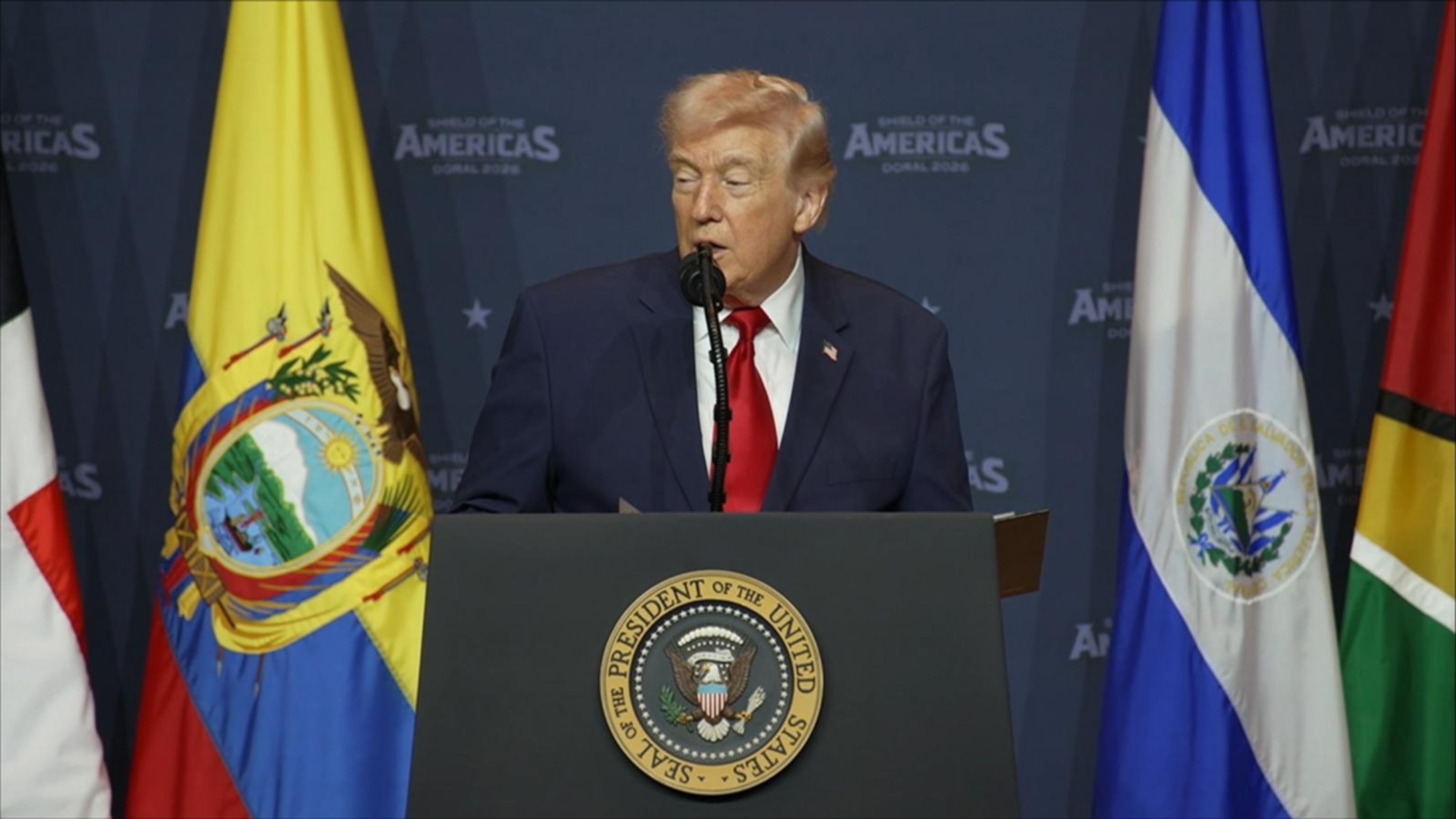 Trump warns of imminent action against Cuba at 'Shield of Americas' summit
