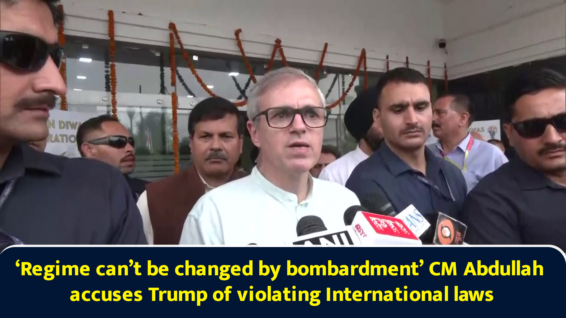 ‘Regime can’t be changed by bombardment’ CM Abdullah accuses Trump of ...