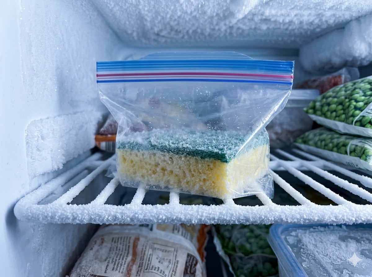 Poner una esponja mojada en el freezer: para qué sirve y por qué lo ...
