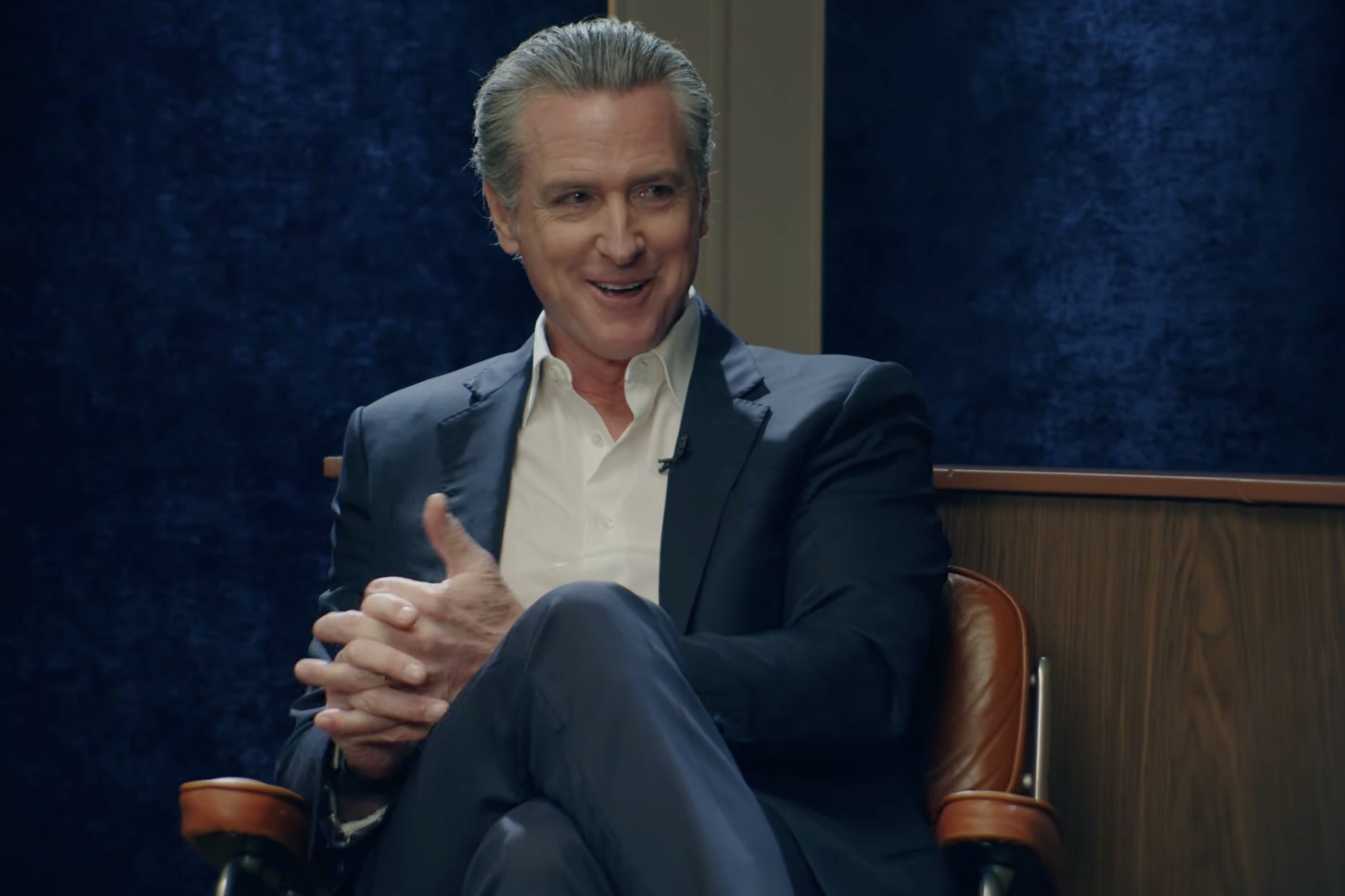 Gavin Newsom's insane word-salad explanation when asked simple question ...
