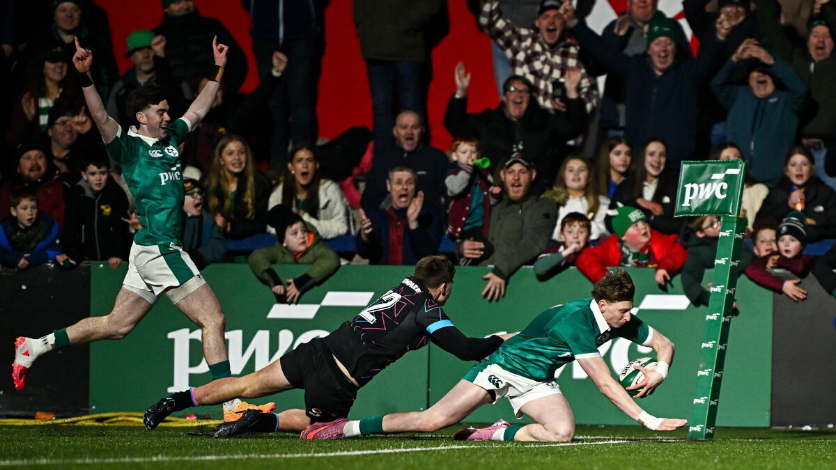 Ireland U20s set up Triple Crown tilt with turnaround win over Wales