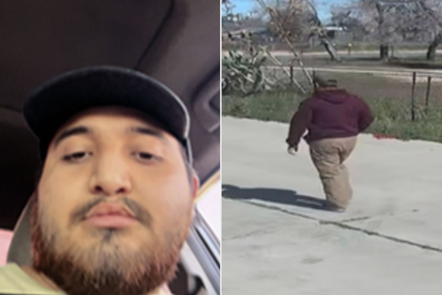 Derick Ortega; Ortega in surveillance footage Credit: San Bernardino County Sheriff's Department