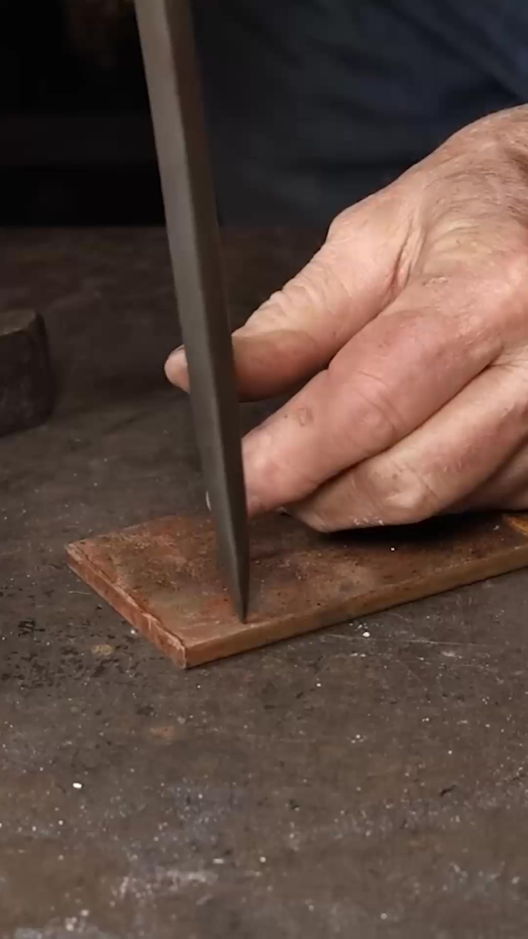 Forging a Mexican-inspired candle sconce