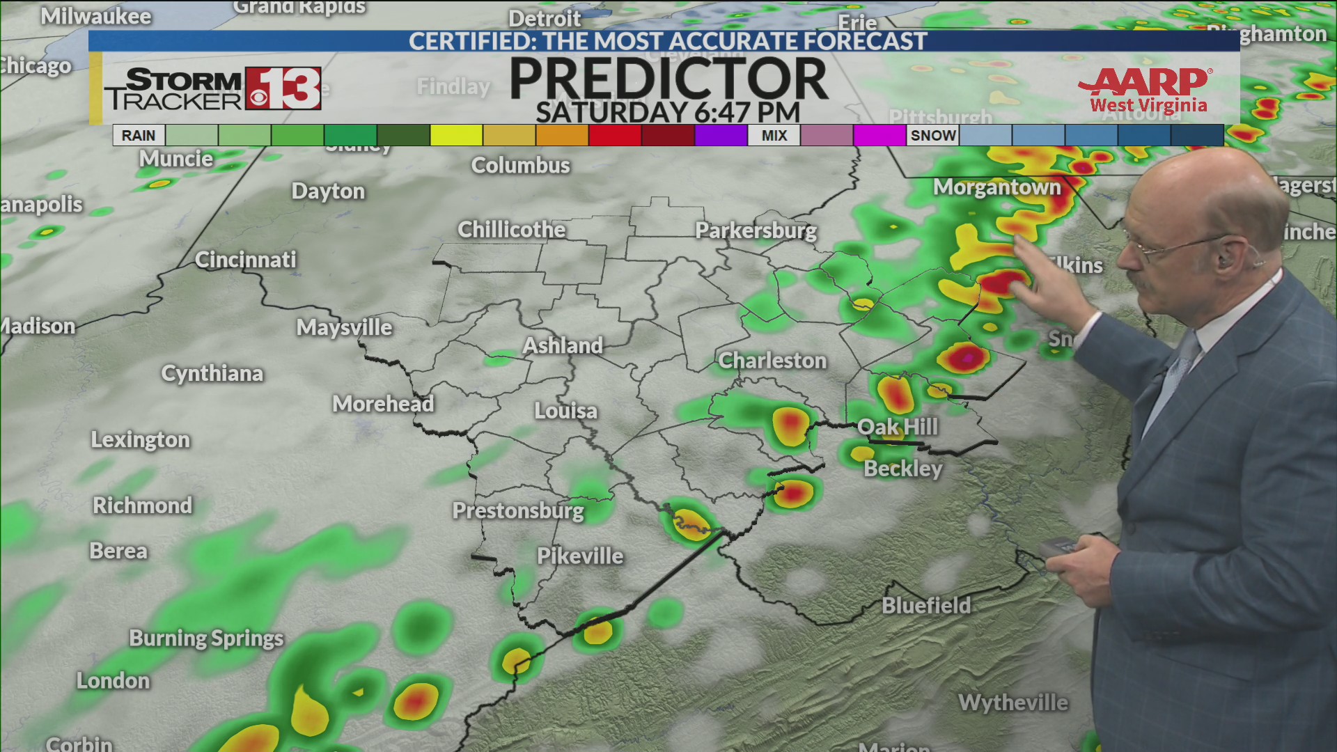 Friday night forecast update