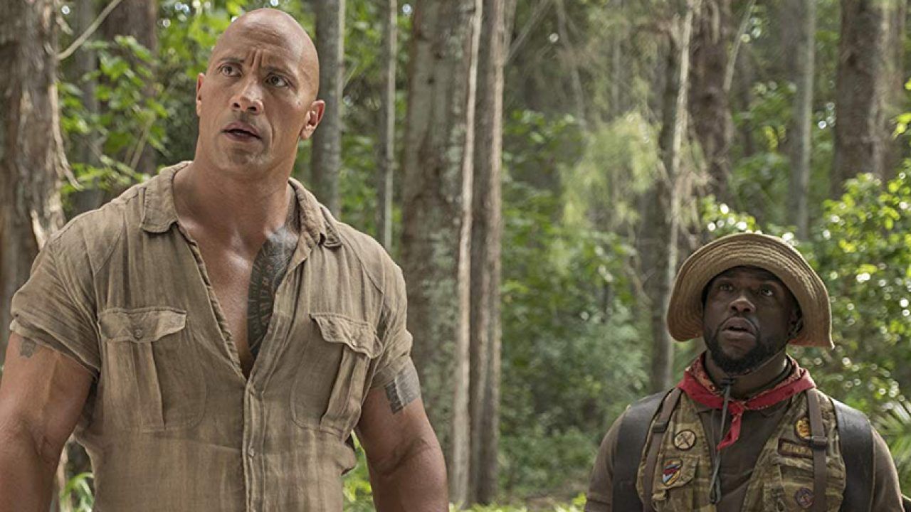 The Rock just found out Kevin Hart was filming him on Jumanji set, and he is not pleased<br><br>