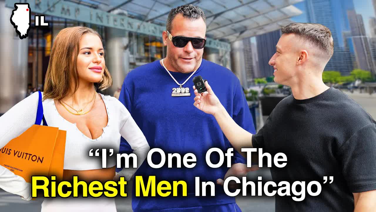 Asking millionaires how they got rich (Chicago)