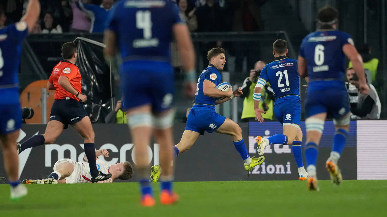 Italy achieves historic victory over England in Six Nations Rugby