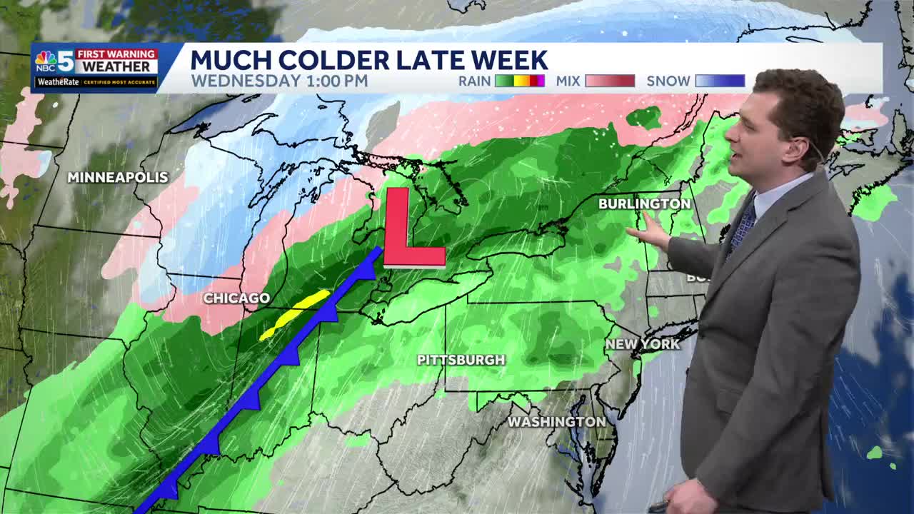 Spring preview through early next week, followed by a sharp pattern ...