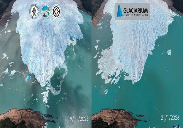 Confirmado: el glaciar Perito Moreno entra en una fase de retroceso ...