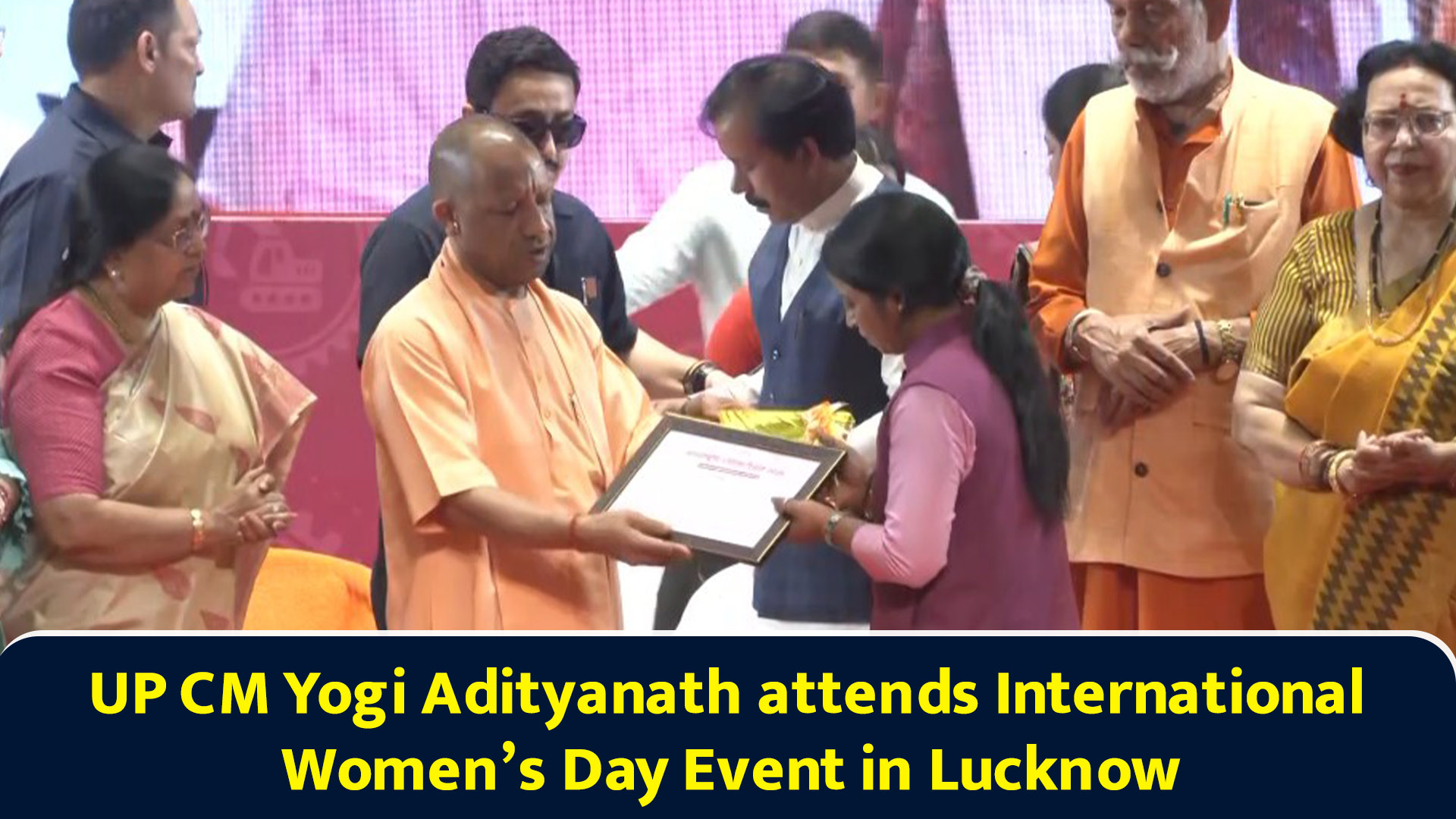 UP CM Yogi Adityanath attends International Women’s Day event in Lucknow