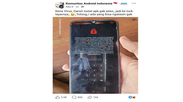 HP Terkunci Akibat APK Ilegal, Ini Cara Mengatasinya HP Terkunci Akibat APK Ilegal, Ini Cara Mengatasinya