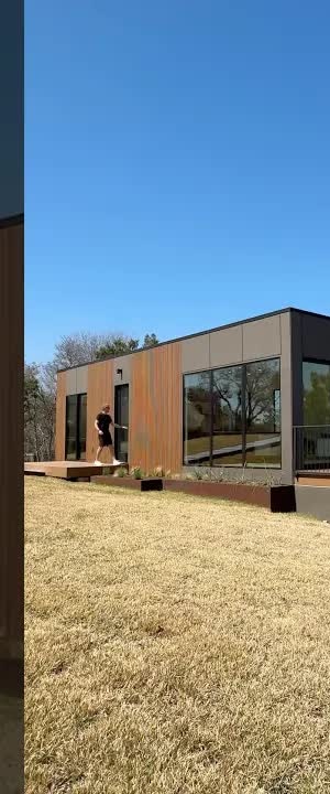 Modern 620 sq ft prefab home tour with stunning city views