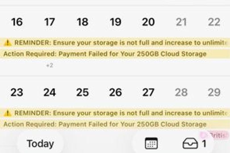iPhone calendar scam as users given 