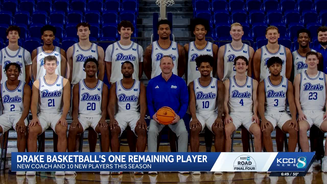 Drake basketball player sticks around despite multiple coaching changes