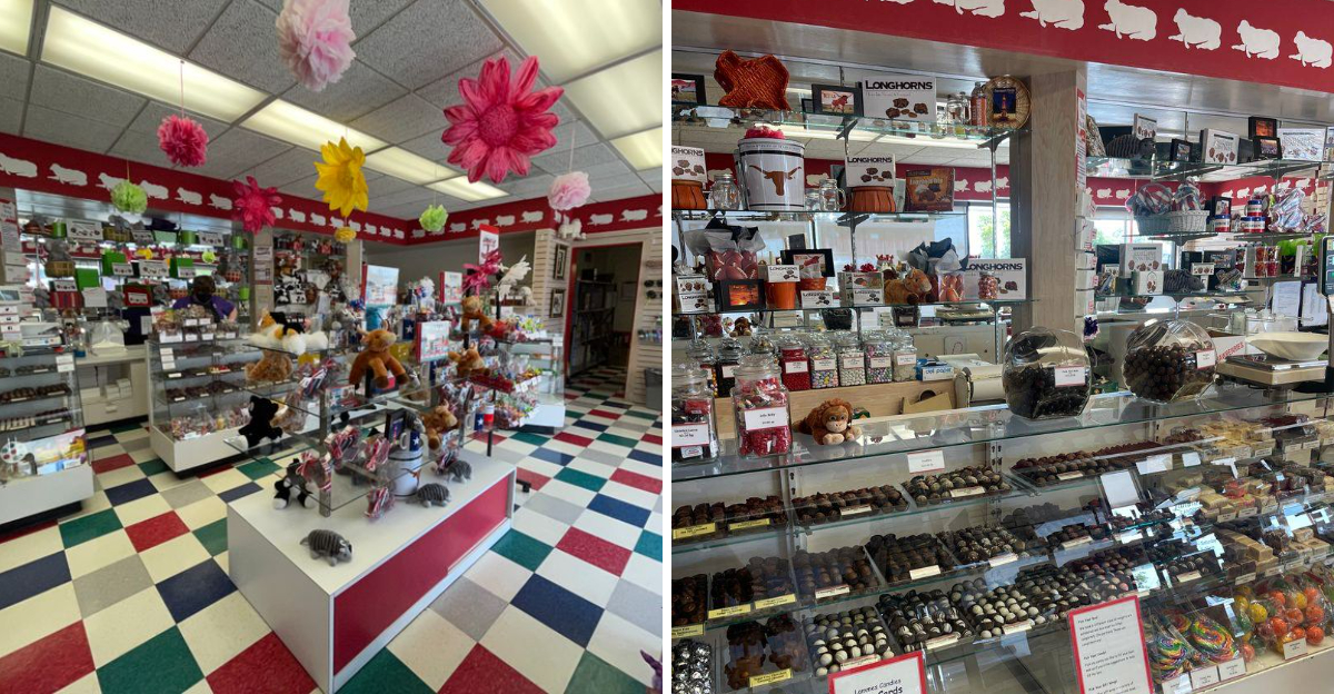 Walking into this Texas candy shop feels like stepping into childhood