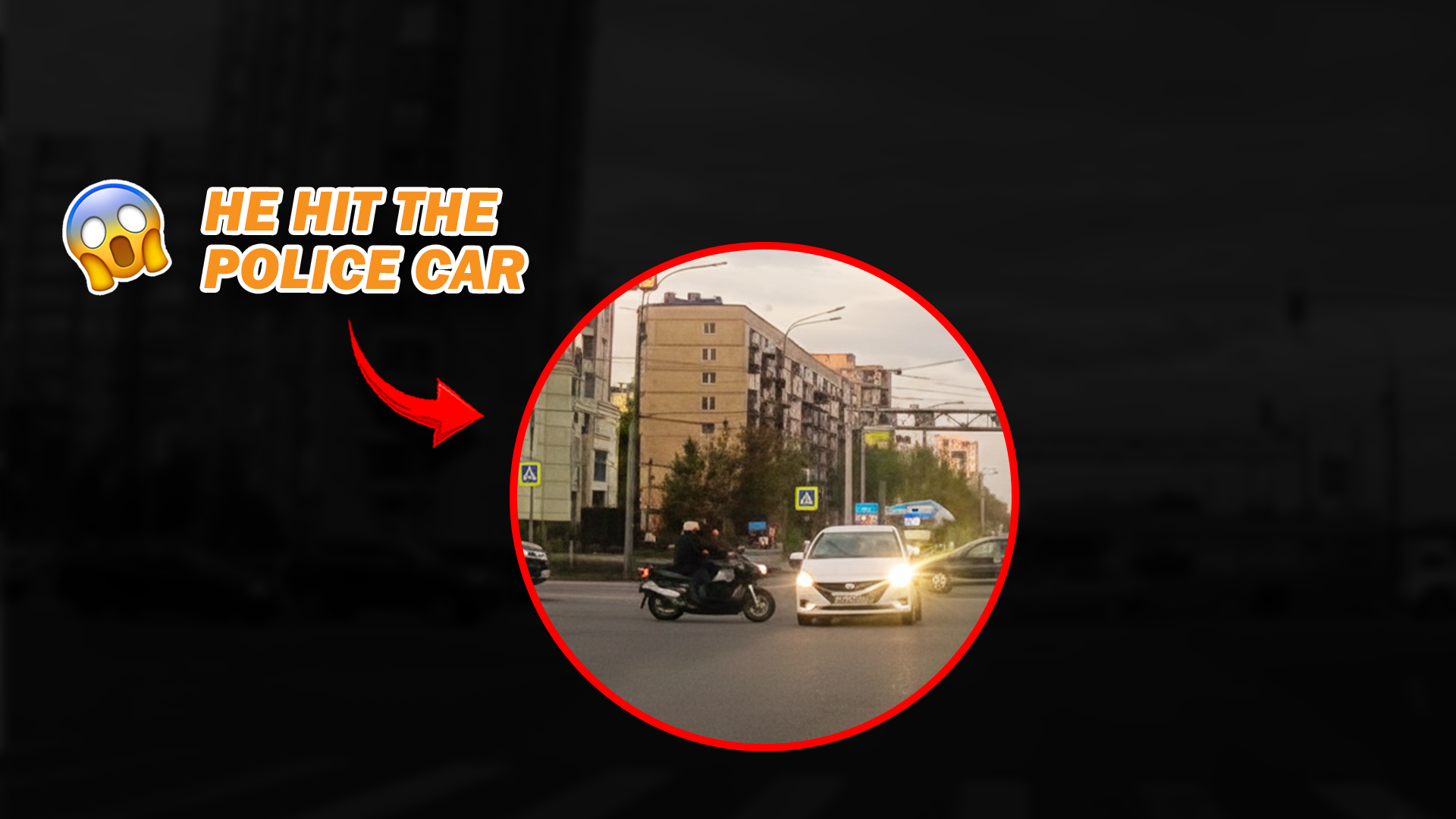 Motorcyclist crashes into car after running red light