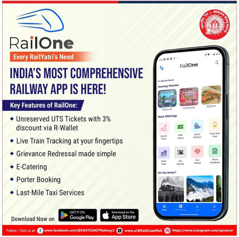 Railways launches 'RailOne' super app for seamless travel services