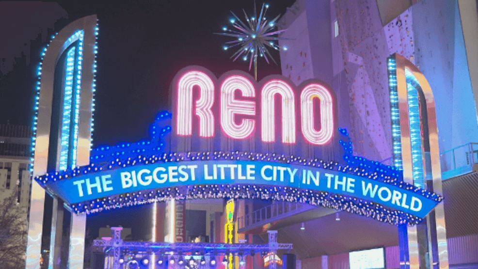 Reno Arch lights up purple in recognition of Women's History Month
