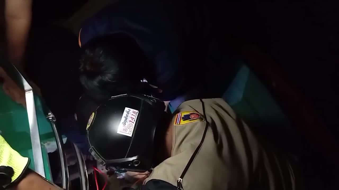 Police remove trapped monitor lizard from tugboat engine room
