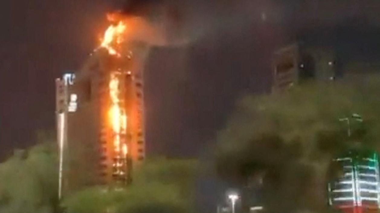Huge fire engulfs Kuwait tower as Trump accuses Starmer of seeking to 