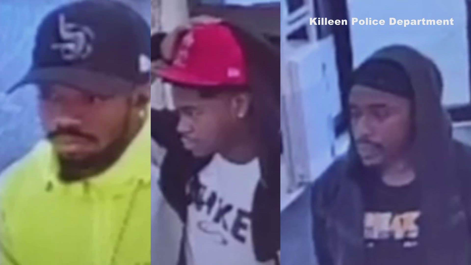Killeen police search for three suspects involved in Ross department ...