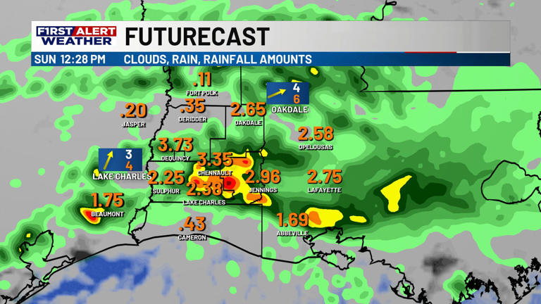 First alert forecast: Showers and storms remain possible at times Sunday