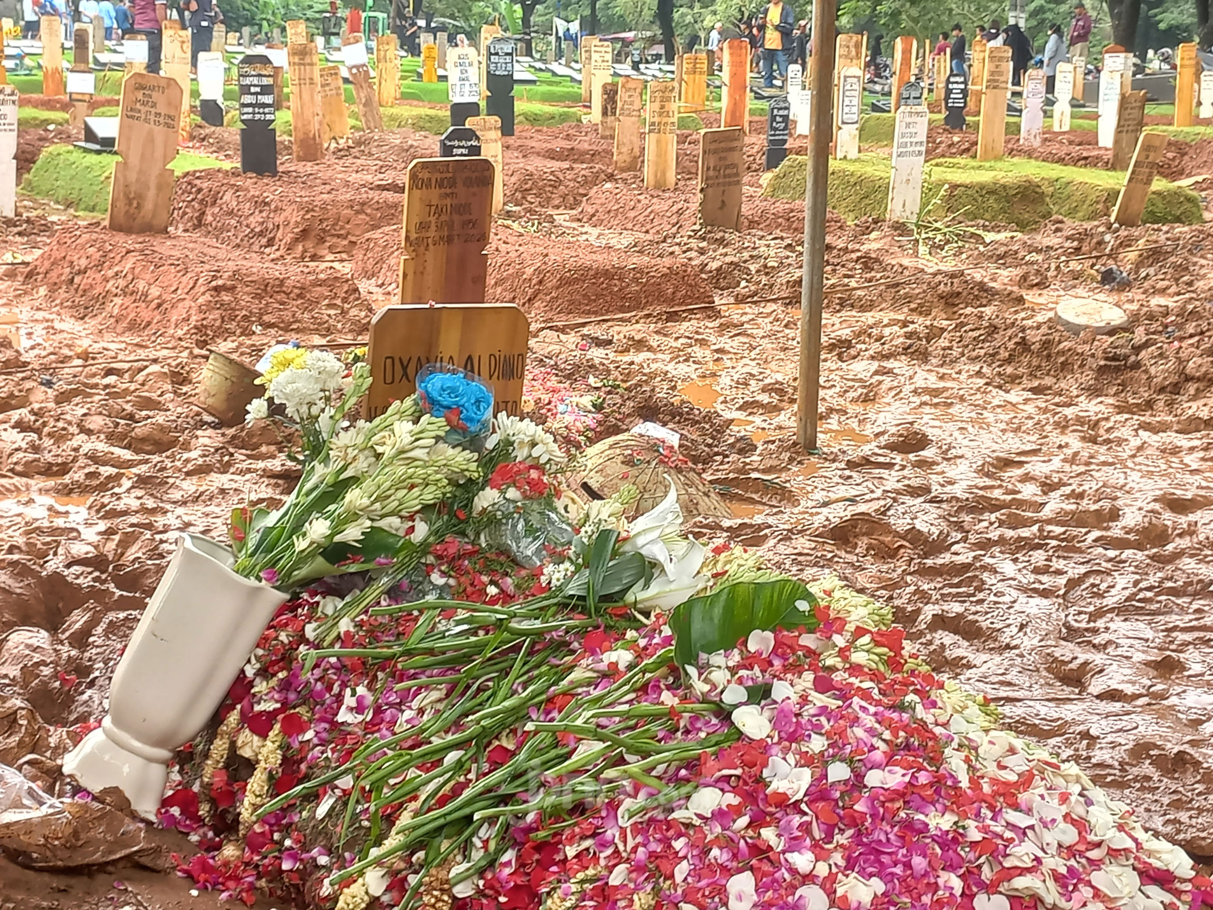 Keluarga berencana tanam pohon di sekitar makam Vidi Aldiano, ini alasannya