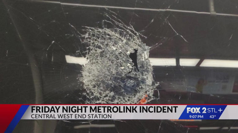 Metrolink riders unsettled after object shatters train window