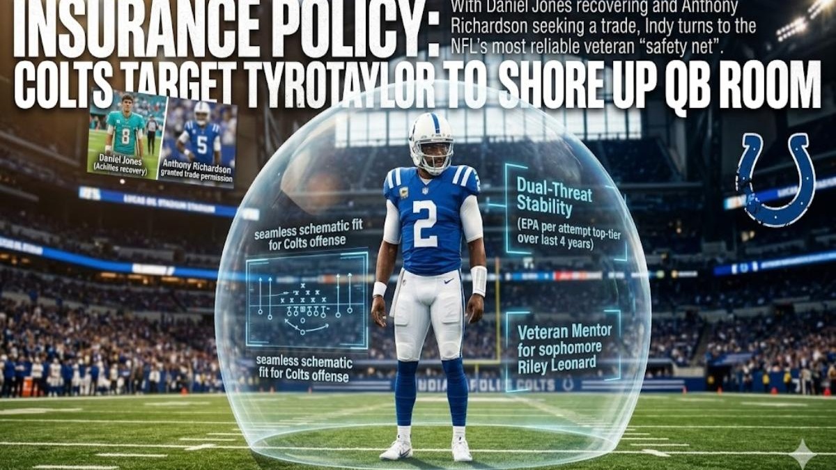 Insurance policy: Colts targeting Tyrod Taylor to shore up QB room amid Daniel Jones recovery<br><br>