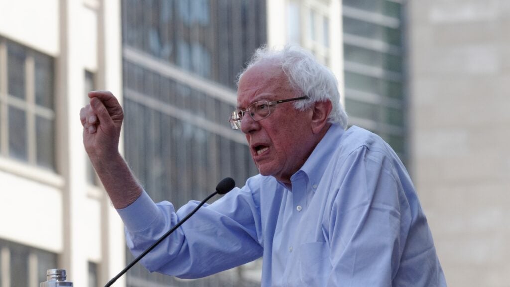 Bernie Sanders slams 'billions for an illegal & unconstitutional war ...