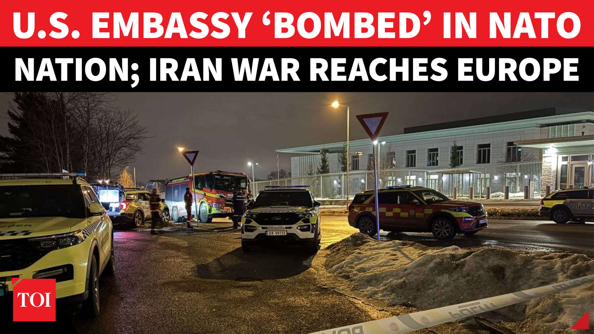 Breaking: Loud explosions rock US embassy in Oslo amid Iran war ...