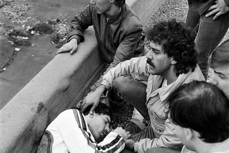 In 1985 a Liverpool man drove his motorbike off an abandoned high rise ...