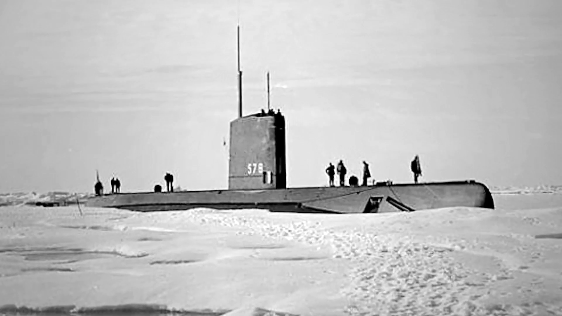 Watch a US nuclear submarine break through Arctic ice