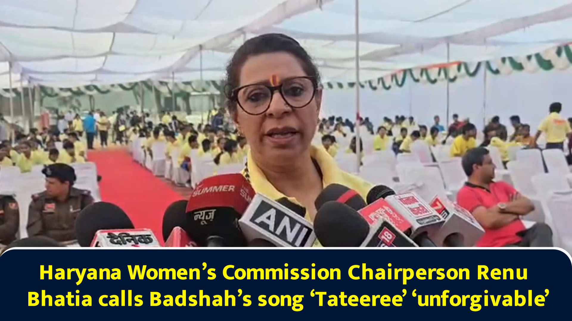 Haryana Women’s Commission chairperson Renu Bhatia calls Badshah’s song ...