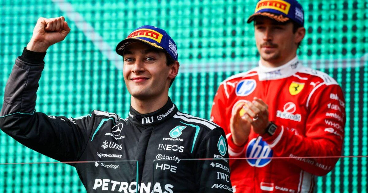 George Russell tells Charles Leclerc rivals 'screwed up Q3'