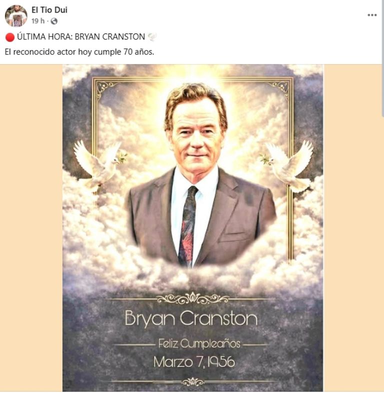 Este fue el inicio de los rumores. (Foto_ FB El Tío Dui)