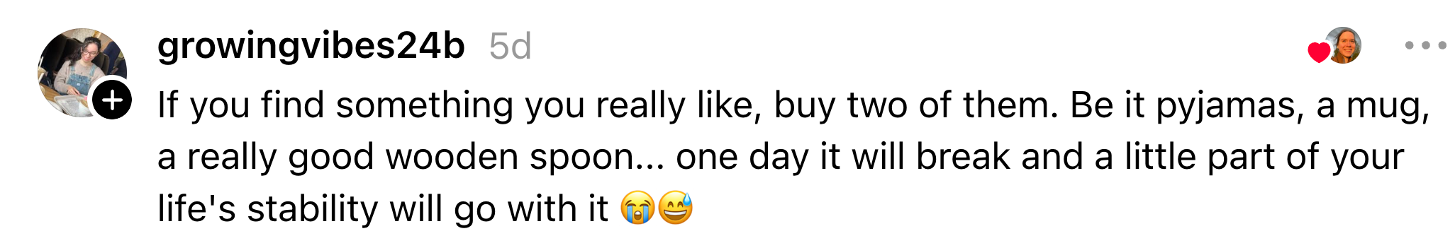 Text post by growingvibes24b: