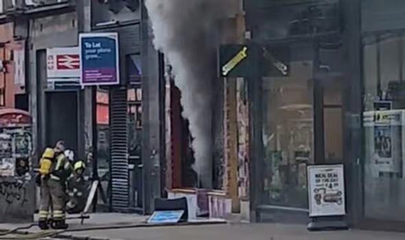 Building collapses as emergency services rush to fire near major UK ...
